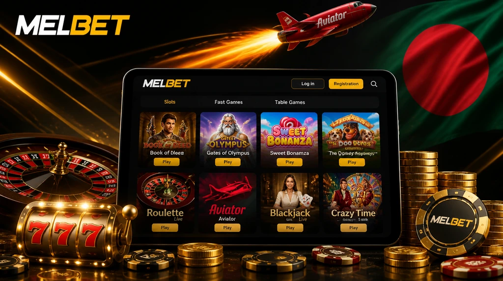 Melbet casino Bangladesh — slots, live tables and fast games
