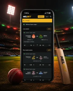 Melbet IPL cricket betting markets on mobile